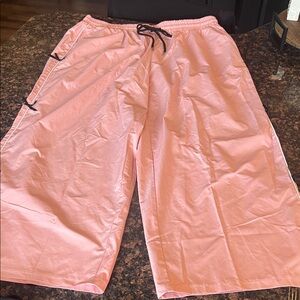 Pink  with black bows track pants 3X